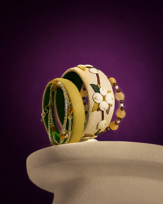 Meadow Bloom Multicolour Bangle Set