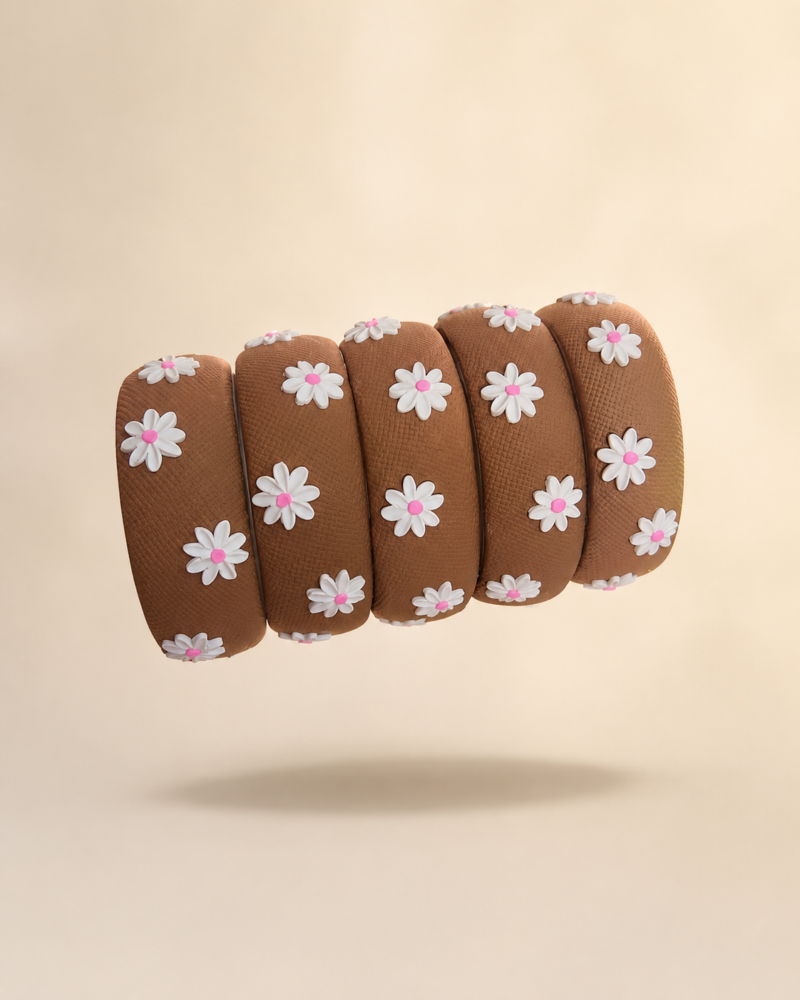 Blush Daisy Chocolate Bangle