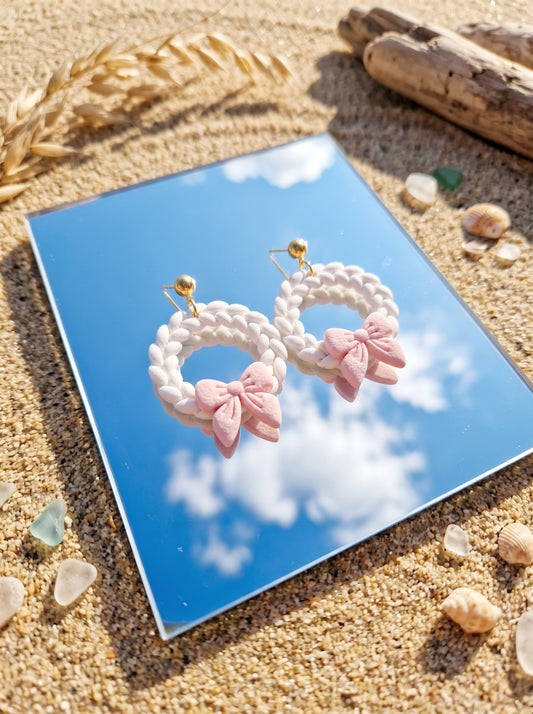 The Coquette Wreath & Bow Earrings