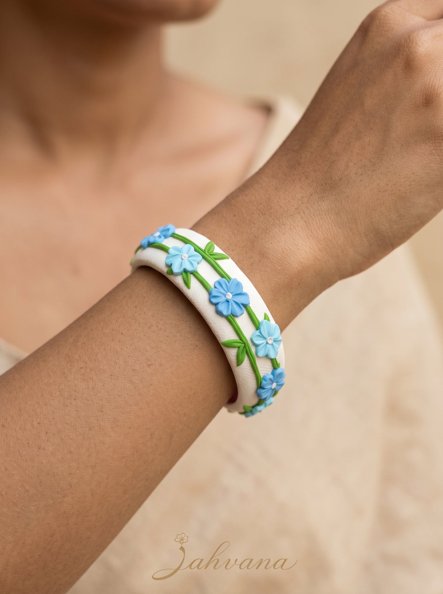 Royal Festive Polymer Clay Bangle - 100% Handcrafted