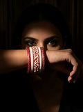 Veil Lac Bangle Set — Hand-Braided Lac Stack