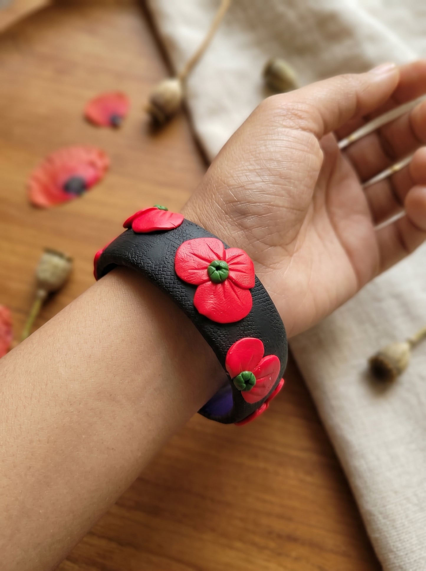 Refined Craft Polymer Clay Bangle - 100% Handcrafted
