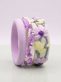 Festive Vibrant Polymer Clay Bangle - 100% Handcrafted