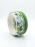 Minimalist Zen Polymer Clay Bangle set - 100% Handcrafted