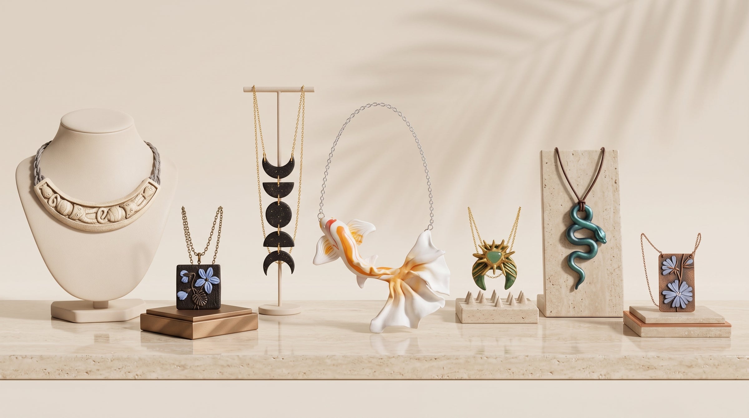 Clay Necklaces