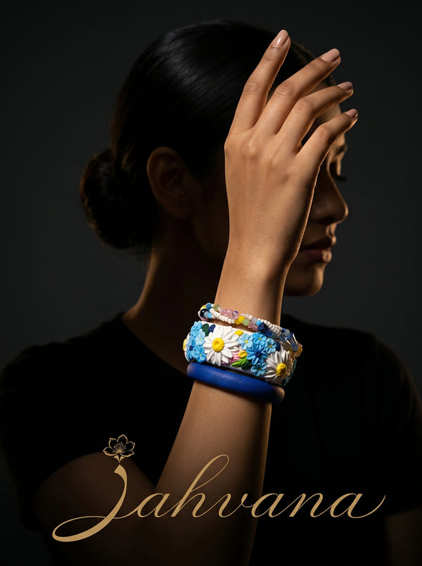 Daily Luxury Polymer Clay Bangle - 100% Handcrafted
