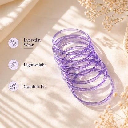 The Signature Jelly Bangle Stack | Translucent High-Gloss Finish