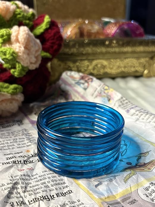 The Signature Jelly Bangle Stack | Translucent High-Gloss Finish