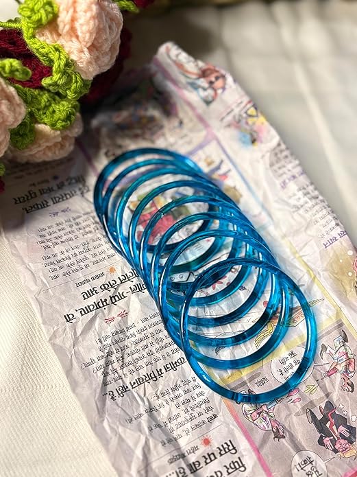 The Signature Jelly Bangle Stack | Translucent High-Gloss Finish