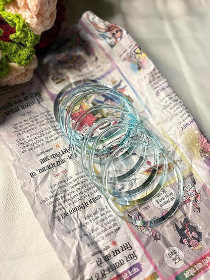 The Signature Jelly Bangle Stack | Translucent High-Gloss Finish