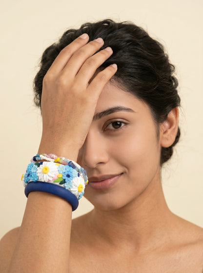 Daily Luxury Polymer Clay Bangle - 100% Handcrafted