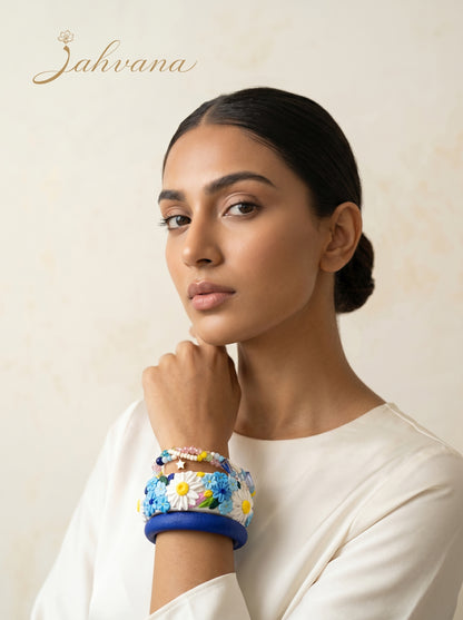Daily Luxury Polymer Clay Bangle - 100% Handcrafted