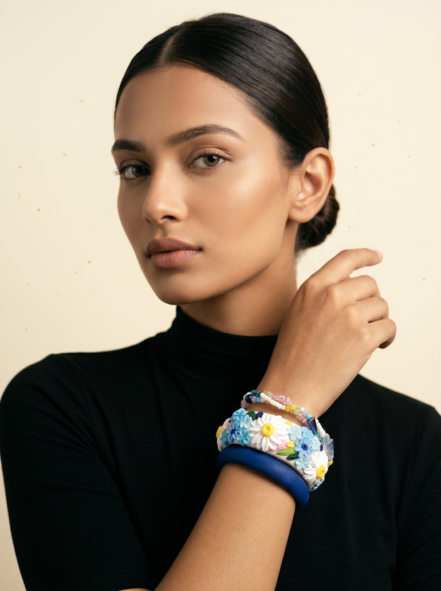Daily Luxury Polymer Clay Bangle - 100% Handcrafted