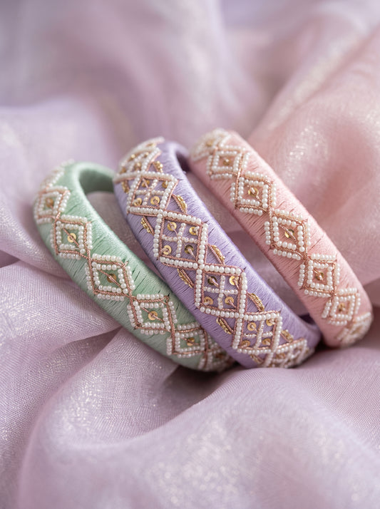 The Pastel Sorbet Pearl & Sequin Stack