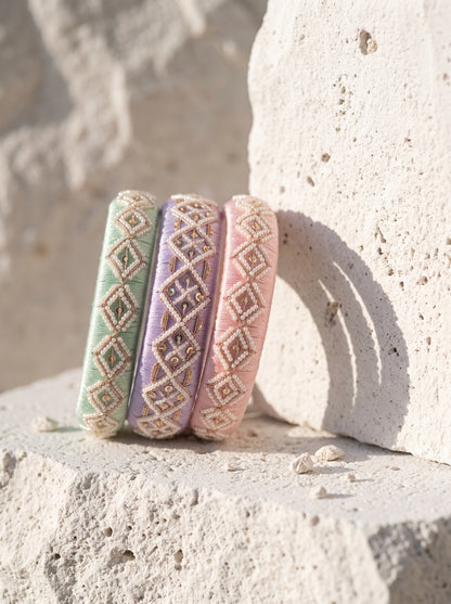The Pastel Sorbet Pearl & Sequin Stack