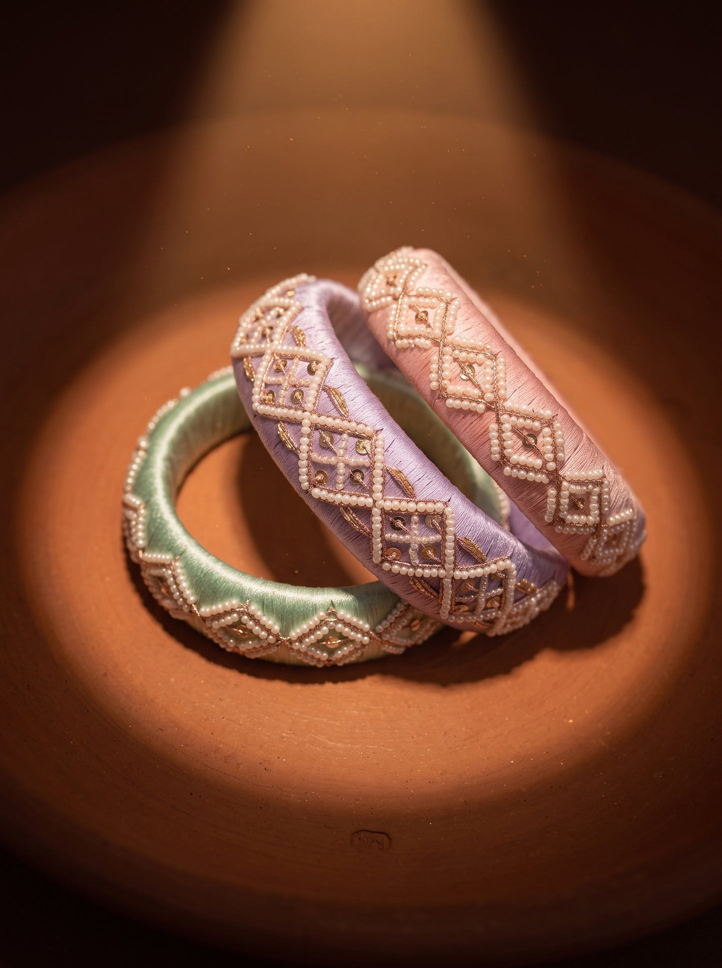 The Pastel Sorbet Pearl & Sequin Stack