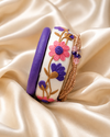 Lavender Daisy Clay Bangle