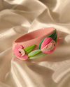 Blush Tulip Garden Bangle