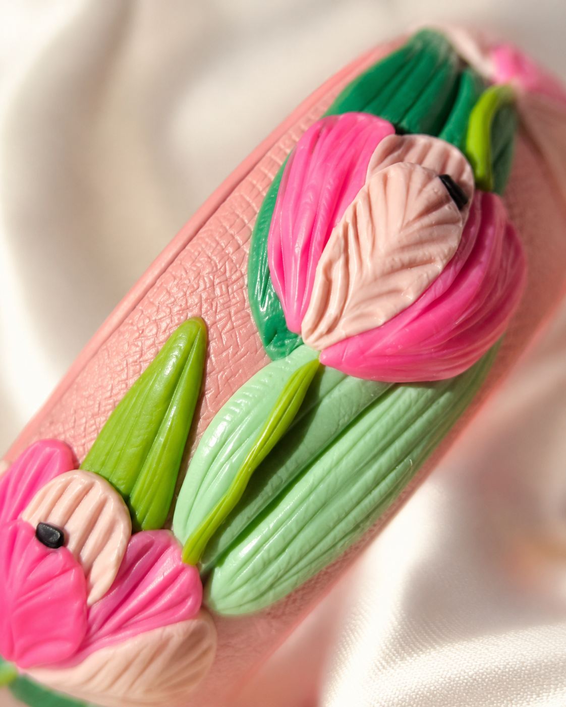 Blush Tulip Garden Bangle