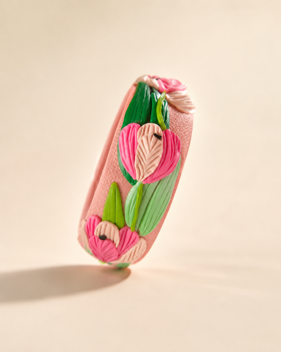 Blush Tulip Garden Bangle