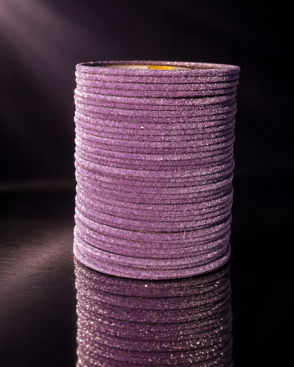 Lavender Sparkle Velvet Bangles