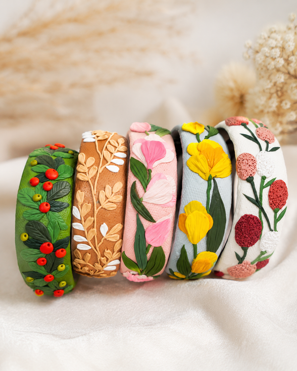 Garden Stories Clay Bangles Set