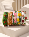 Garden Stories Clay Bangles Set