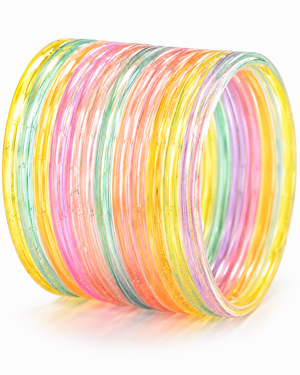 Pastel Jelly Bangle Box of Four