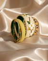 Meadow Bloom Multicolour Bangle Set