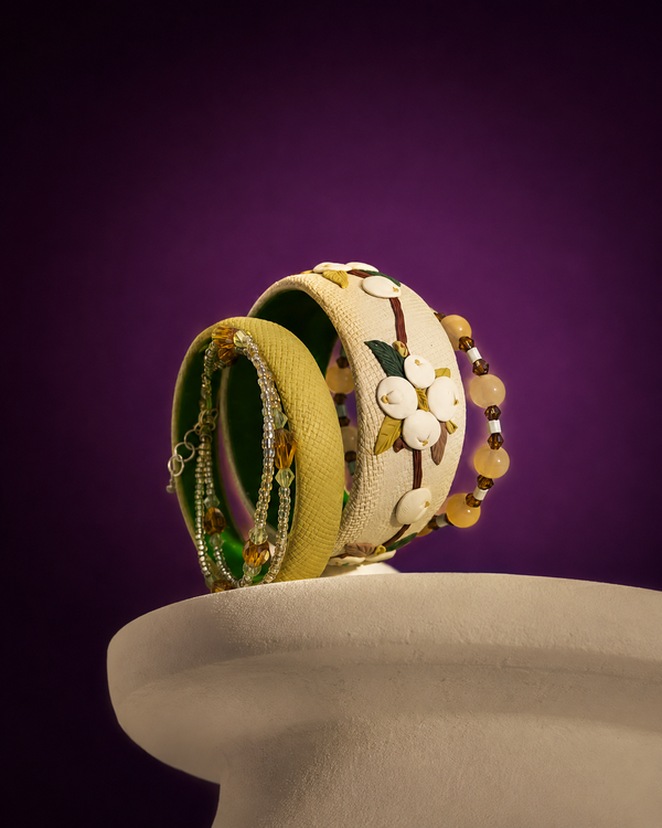 Meadow Bloom Multicolour Bangle Set