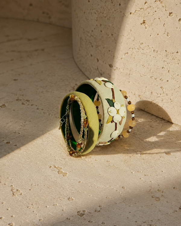 Meadow Bloom Multicolour Bangle Set