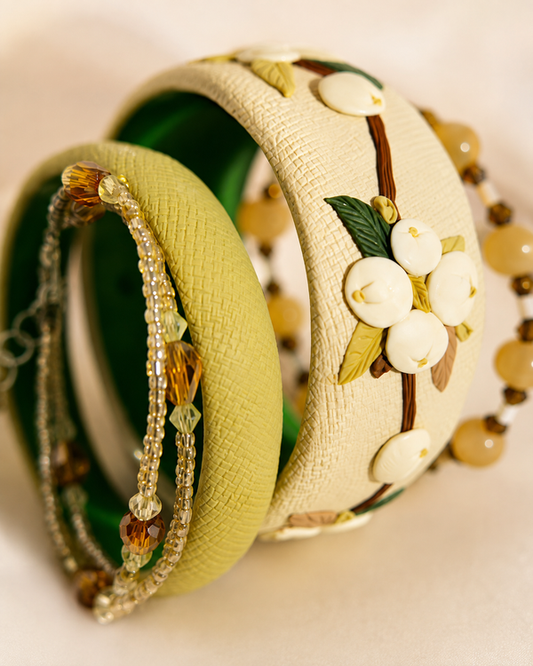 Meadow Bloom Multicolour Bangle Set