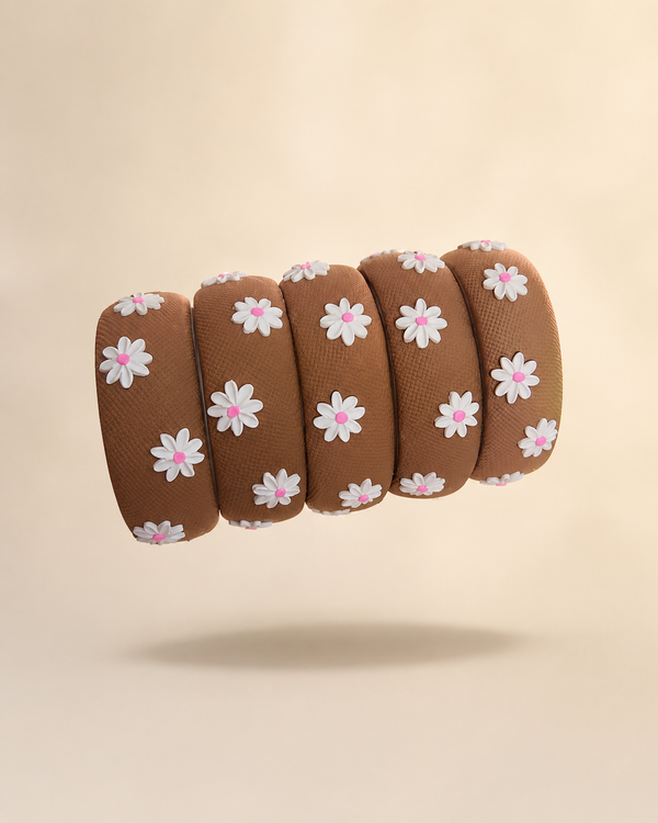 Blush Daisy Chocolate Bangle