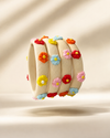 Moonlit Garden Grey Floral Bangle