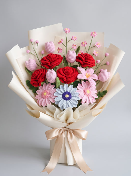 Luxury Crochet Garden Bouquet