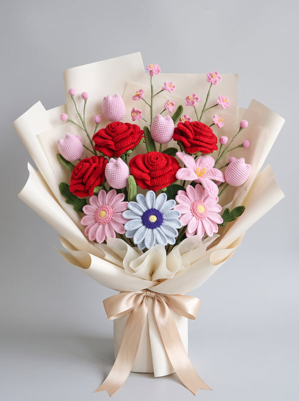Luxury Crochet Garden Bouquet
