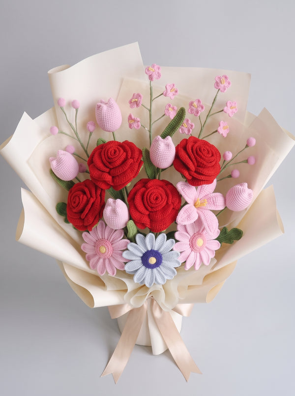 Luxury Crochet Garden Bouquet