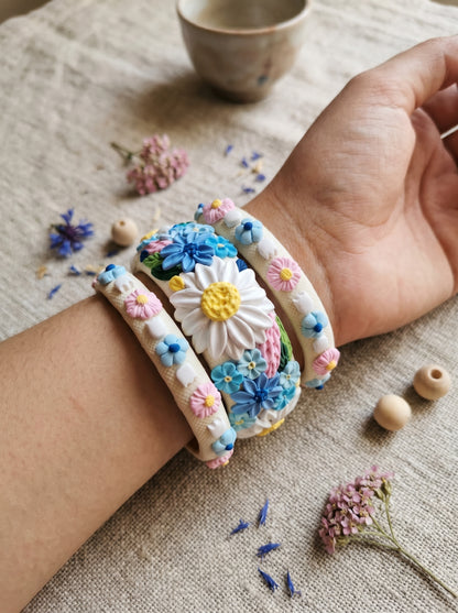 Traditional Indian Polymer Clay Bangle - 100% Handcrafted