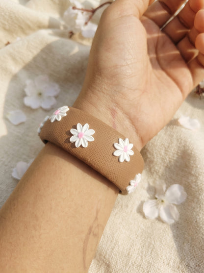 Fusion Style Polymer Clay Bangle - 100% Handcrafted