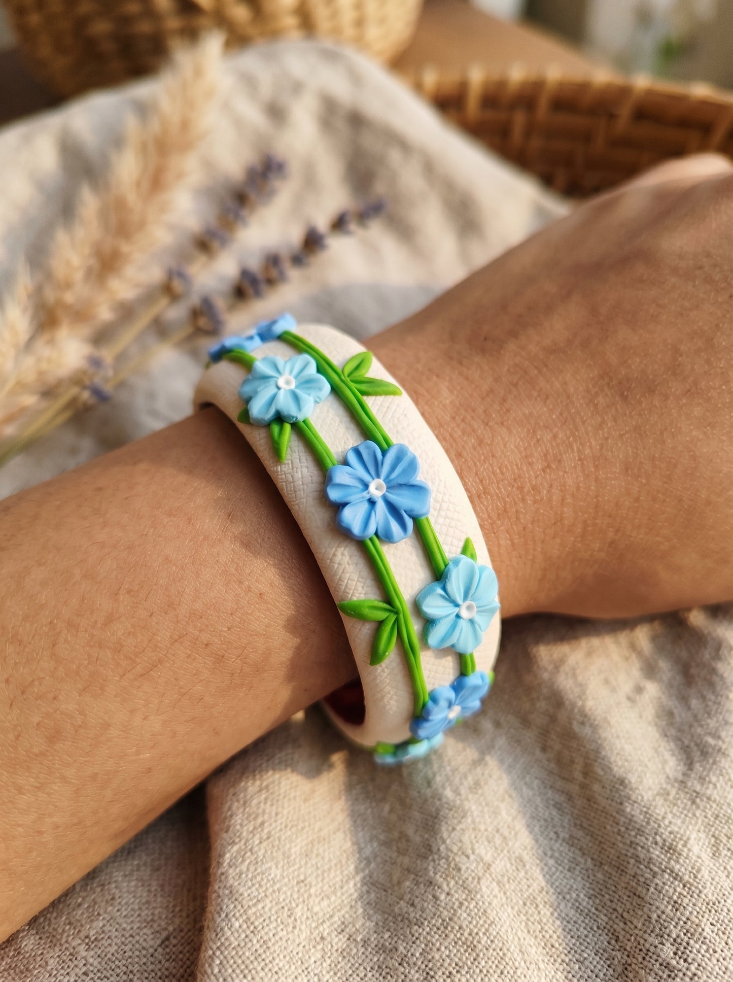 Royal Festive Polymer Clay Bangle - 100% Handcrafted