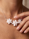 The Porcelain-Finish Clay Rose Blossom Chain
