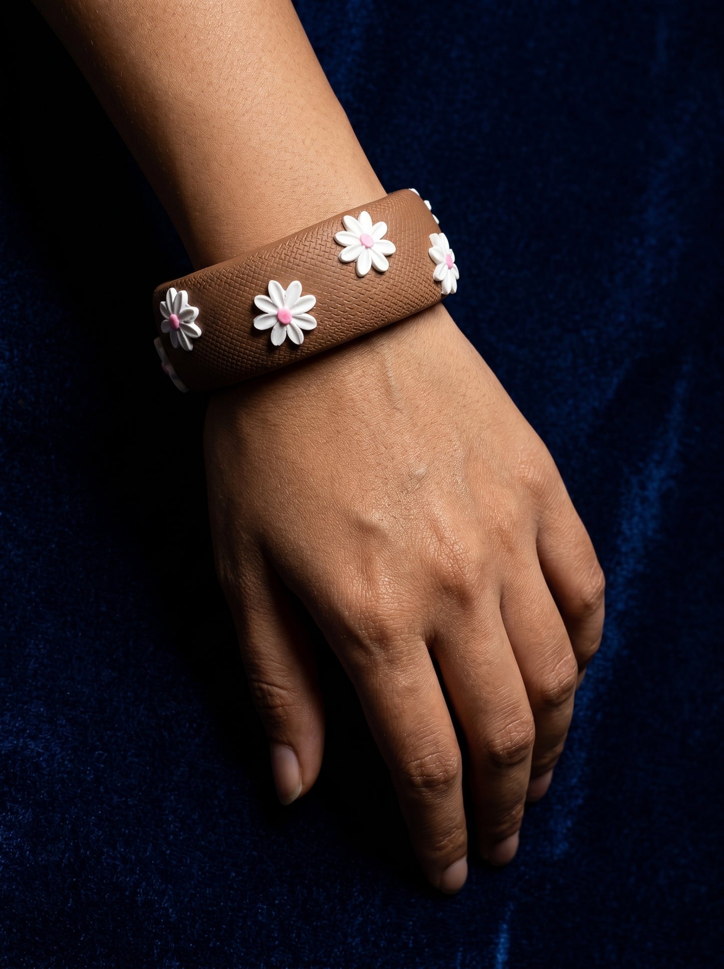 Fusion Style Polymer Clay Bangle - 100% Handcrafted