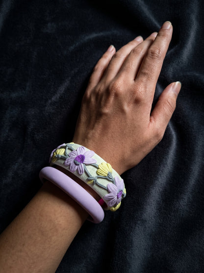 Timeless Classic Polymer Clay Bangle - 100% Handcrafted