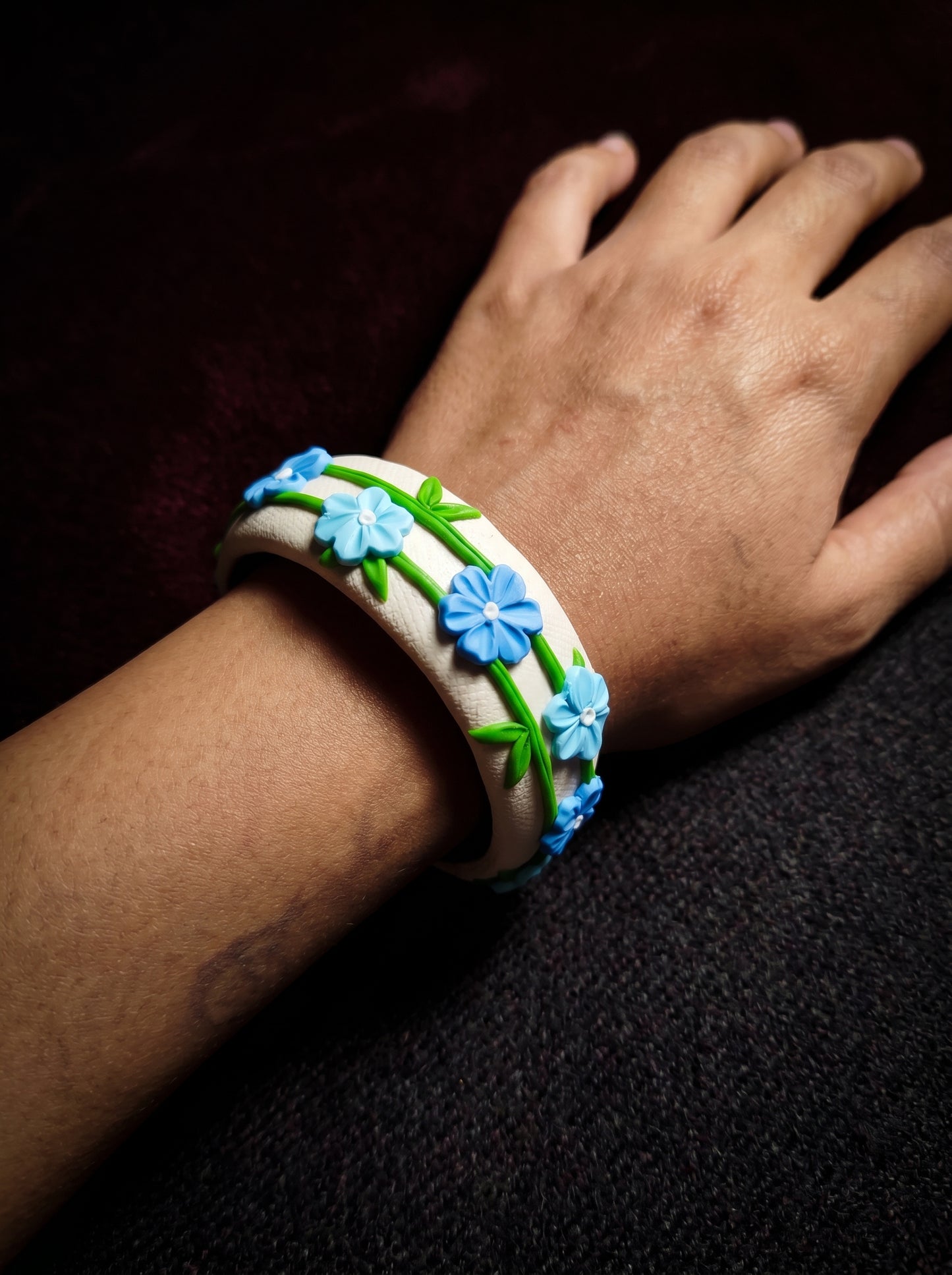 Royal Festive Polymer Clay Bangle - 100% Handcrafted