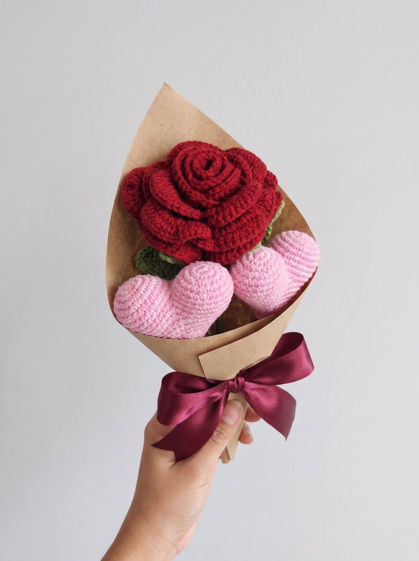 Sweet Romance Crochet Bouquet