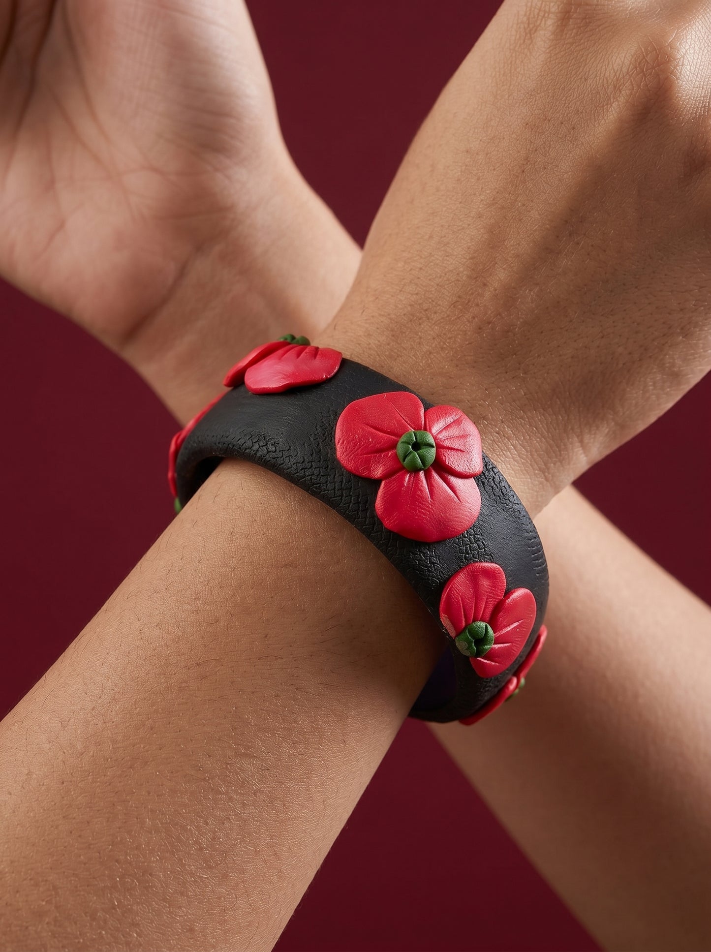 Refined Craft Polymer Clay Bangle - 100% Handcrafted