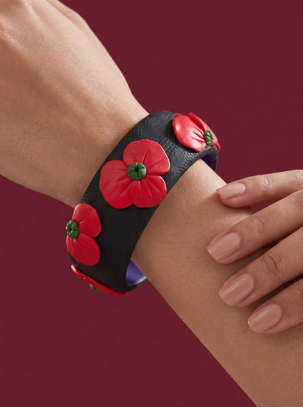 Refined Craft Polymer Clay Bangle - 100% Handcrafted