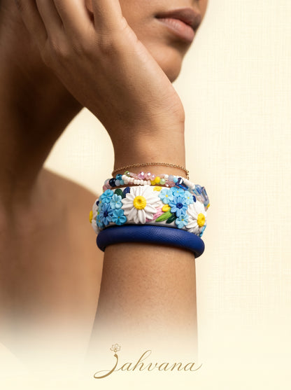 Daily Luxury Polymer Clay Bangle - 100% Handcrafted