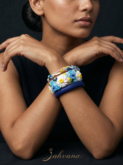 Daily Luxury Polymer Clay Bangle - 100% Handcrafted