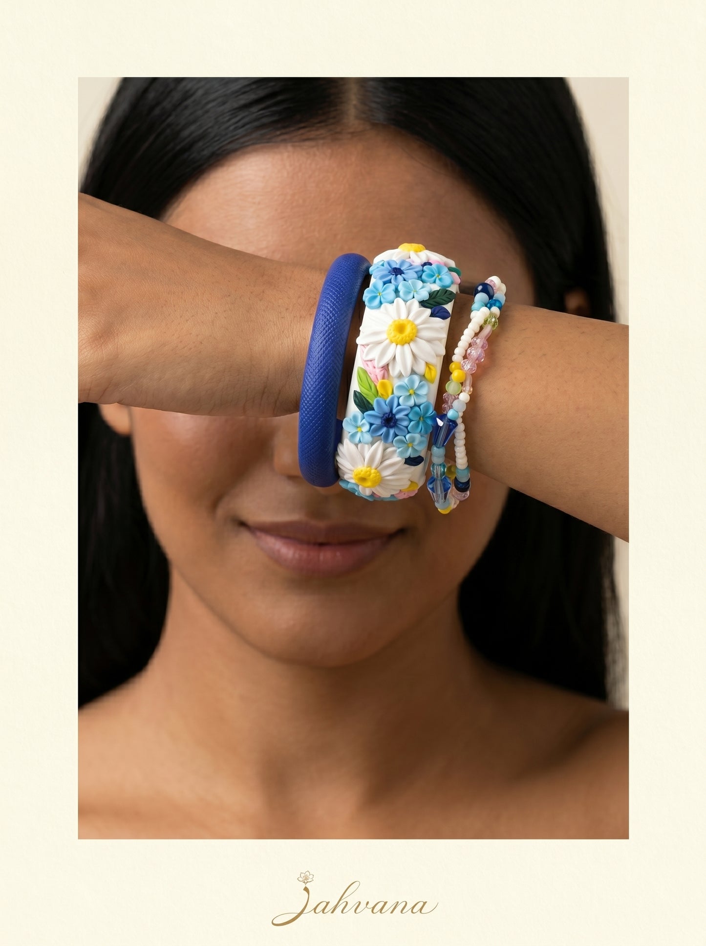 Daily Luxury Polymer Clay Bangle - 100% Handcrafted
